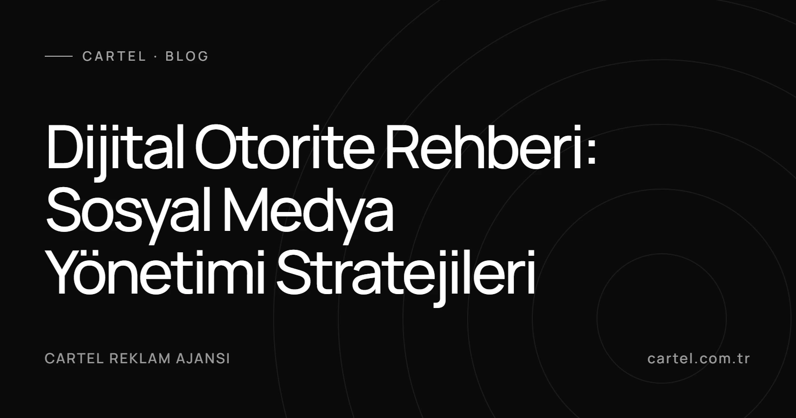 Dijital Otorite Rehberi: Sosyal Medya Yönetimi Stratejileri kapak görseli