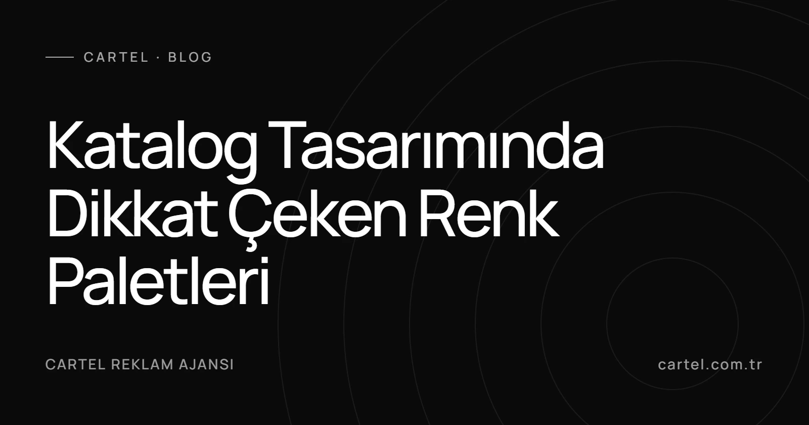 Katalog Tasarımında Dikkat Çeken Renk Paletleri