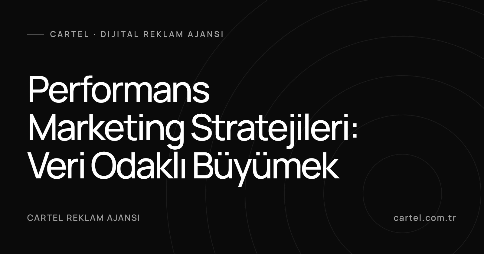 Performans Marketing Stratejileri: Veri Odaklı Büyümek kapak görseli