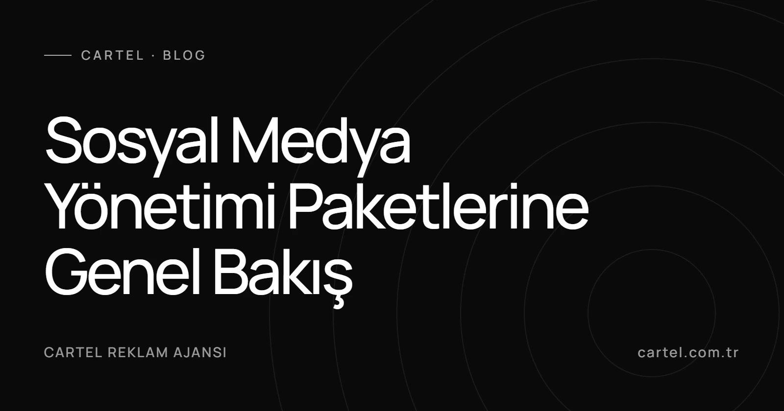 Sosyal Medya Yönetimi Paketlerine Genel Bakış