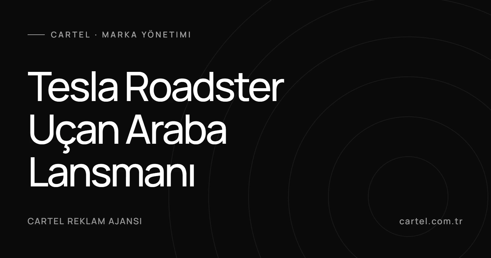 Tesla Roadster Uçan Araba Lansmanı kapak görseli