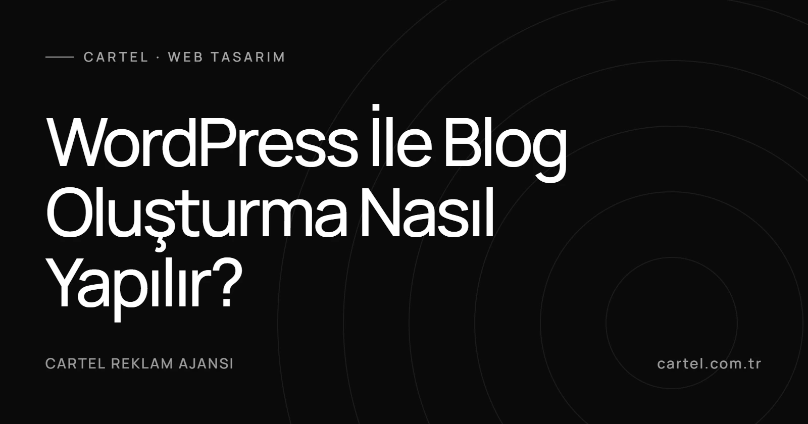 WordPress İle Blog Oluşturma Nasıl Yapılır?